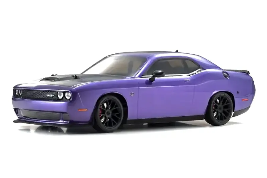 Kyosho Fazer Mk2 Dodge Challenger SRT Hellcat LWB RC Car Electric 4WD 1/10 Scale RTR - Plum Crazy Purple image 105433