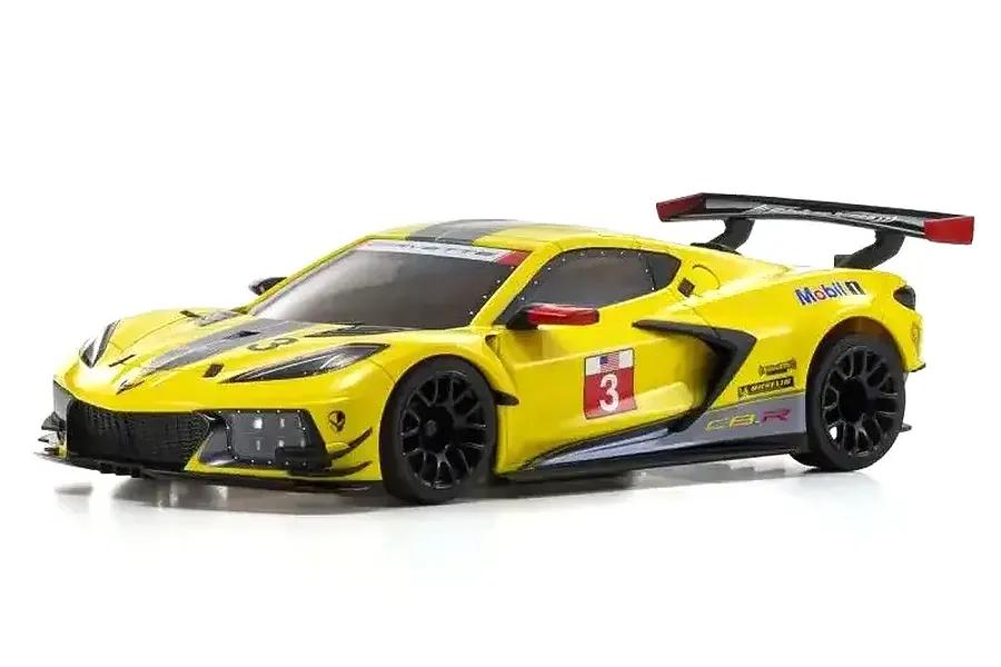 Kyosho Mini-Z Chevrolet Corvette C8.R RC Car Electric RWD RTR - Yellow image 105470