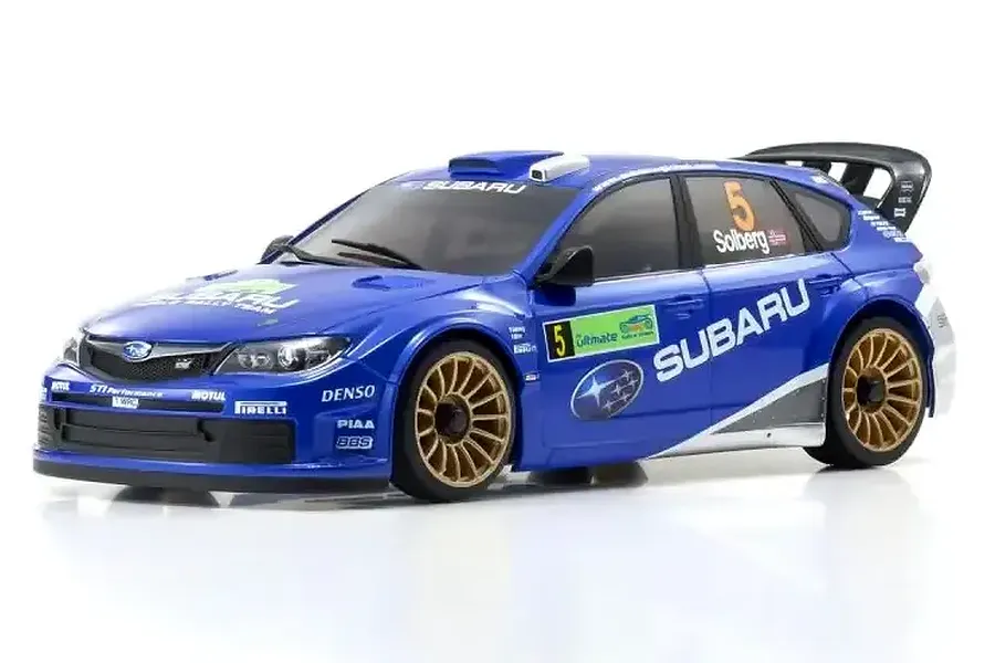 Kyosho Mini-Z 2008 WRC Subaru Impreza RC Drift Car Electric AWD RTR - Blue image 105472