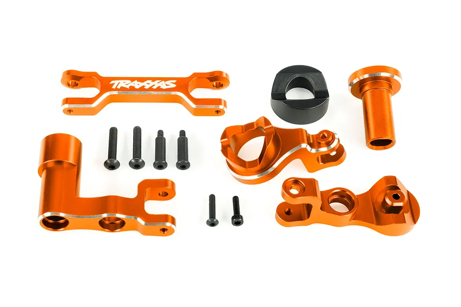 Traxxas Aluminium Steering Bellcrank Set - Orange image 105500