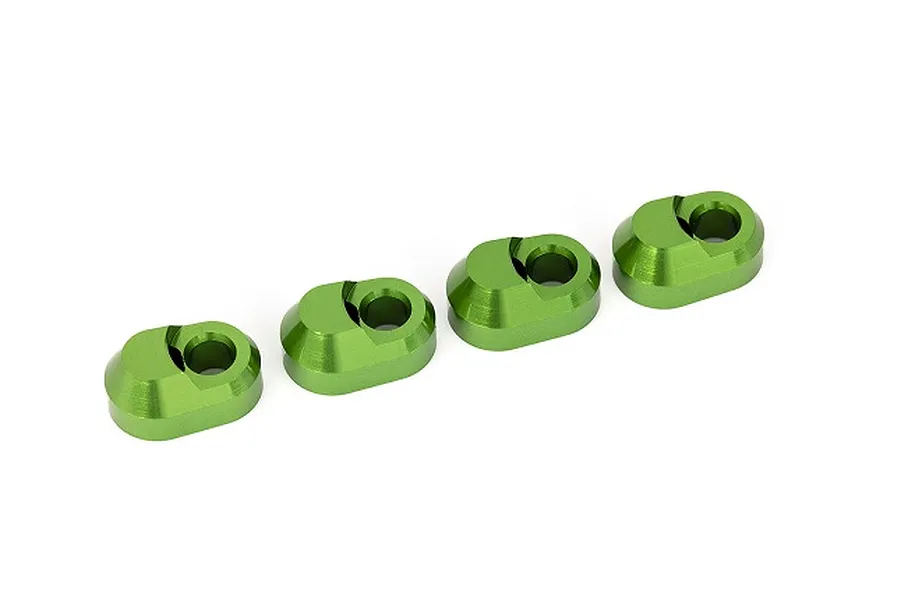 Traxxas Aluminium Suspension Pin Retainers 4Pcs - Green image 105505
