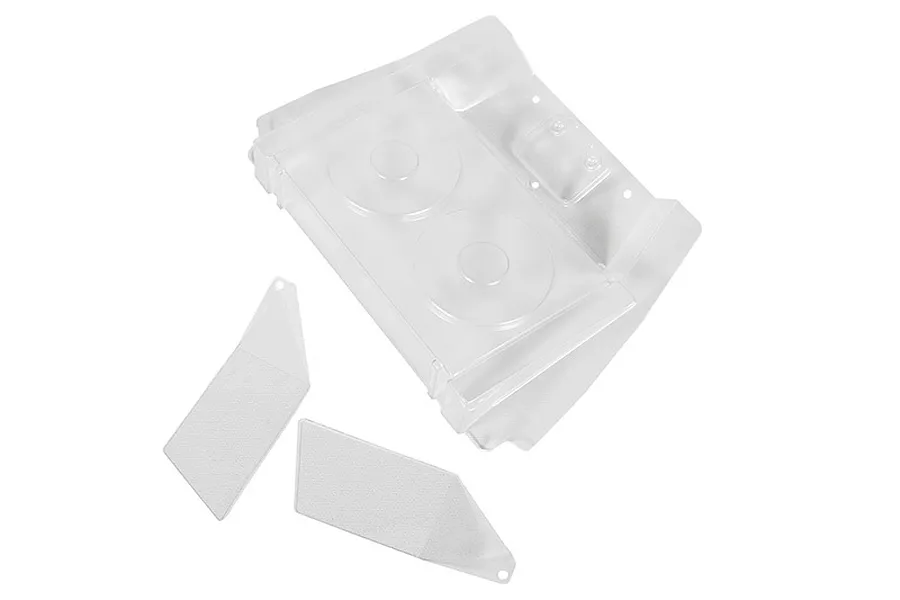Axial Yeti XL Y-480 Rear Interior &amp;amp; Numper Plate Set image 10556