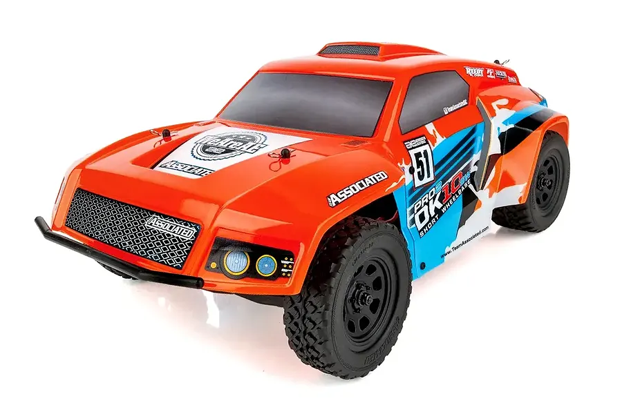 Team Associated Pro2 DK10SW RC Dakar Buggy Electric Brushless 2WD 1/10 Scale RTR - Orange image 105859
