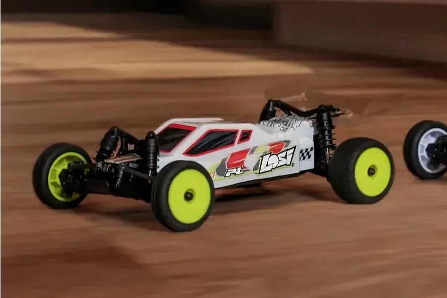 Losi Micro-B 2S RC Buggy Electric 2WD 1/24 Scale RTR - White image 106000