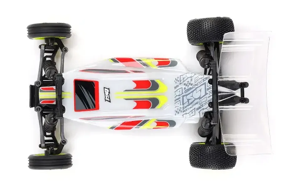 Losi Micro-B 2S RC Buggy Electric 2WD 1/24 Scale RTR - White image 106007