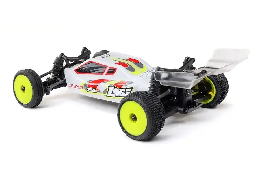 Losi Micro-B 2S RC Buggy Electric 2WD 1/24 Scale RTR - White image 106010