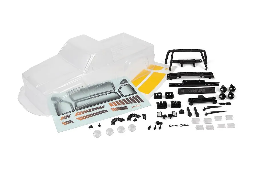 HPI Toyota Hilux SR5 Unpainted Body Shell - Clear image 106085