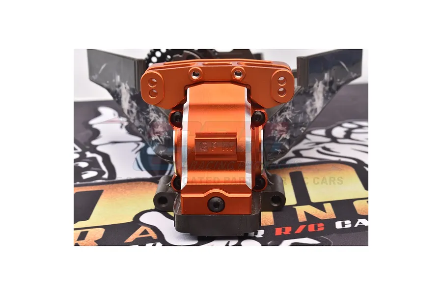 GPM Aluminium Front or Rear Differential Case - Red image 106136