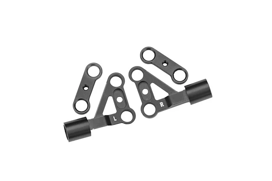 Traxxas Aluminium Front Upper Suspension Arms 2Pcs - Grey image 106325