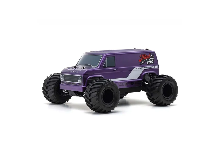 Kyosho Fazer Mk2 Mad Van FZ02L-BT RC Monster Truck Electric 4WD 1/10 Scale RTR - Purple image 106537