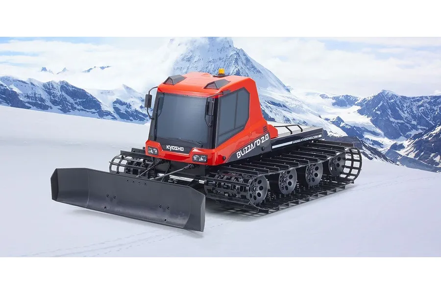 Kyosho Blizzard 2.0 RC Snow Mobile Electric Tracked 1/12 Scale RTR image 106542