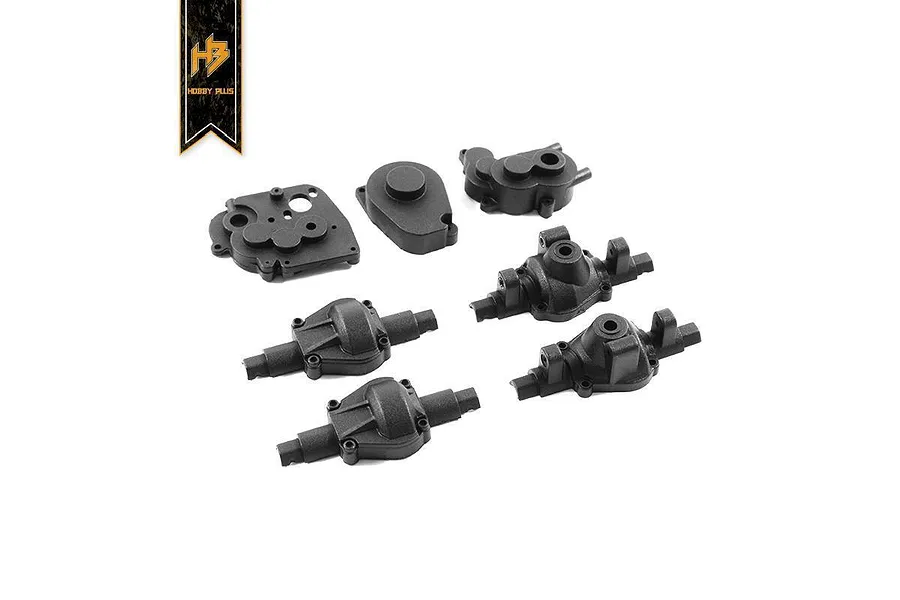 Hobby Plus Differential Gear Box &amp;amp; Axle Set image 106683