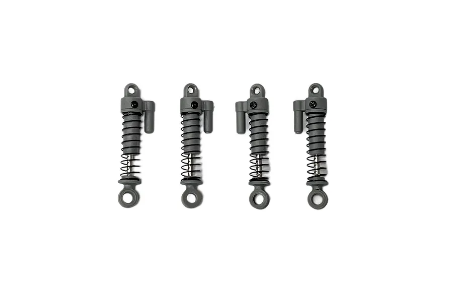 Hobby Plus Complete Piggy Back Shock Absorber Set 4Pcs image 106690