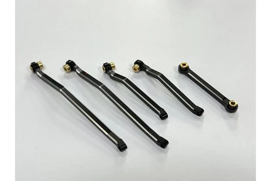 Hobby Plus Aluminium High Clearance Linkage - Black image 106716