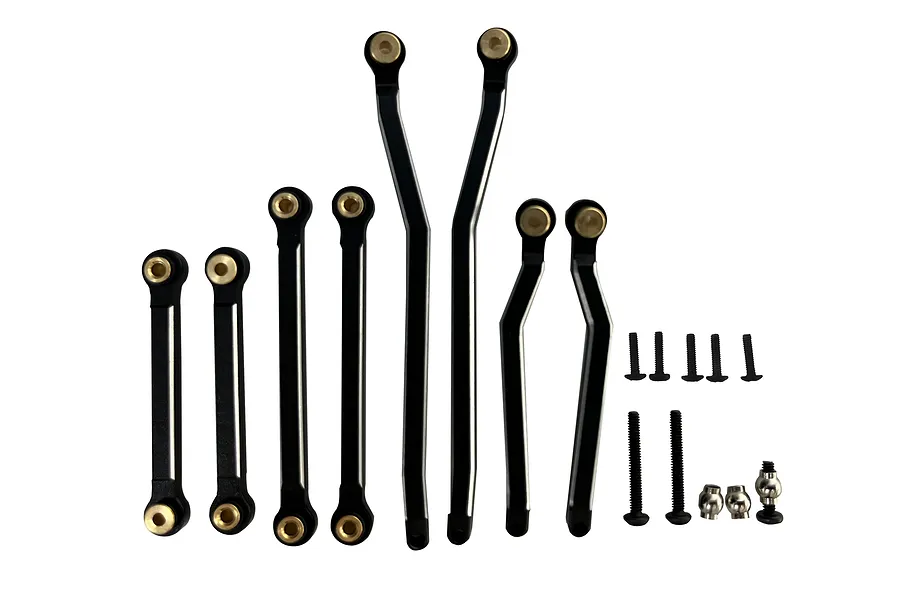 Hobby Plus Aluminium High Clearance Linkage - Black image 106726