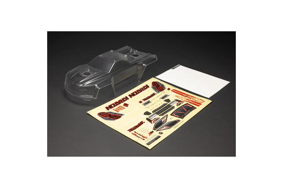 ARRMA 1/8 Kraton Unpainted Body Shell - Clear image 106767