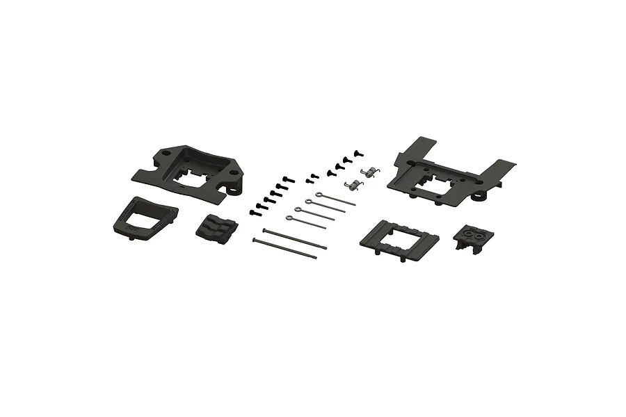 ARRMA 1/8 Notorious Clipless Body Mount Hardware Set with Body Pieces image 106774