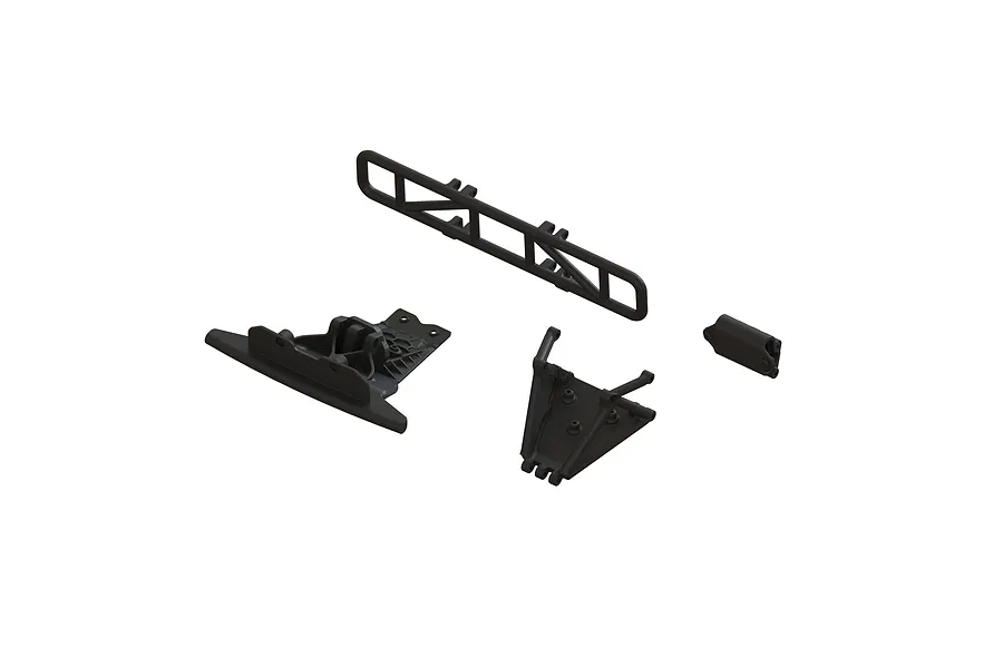 ARRMA Lower Skid Plate and Bumper Mount Set image 106802