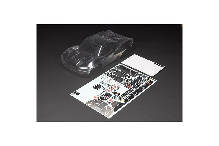 ARRMA 1/10 Fury 2WD Unpainted Body Shell - Clear image 106805