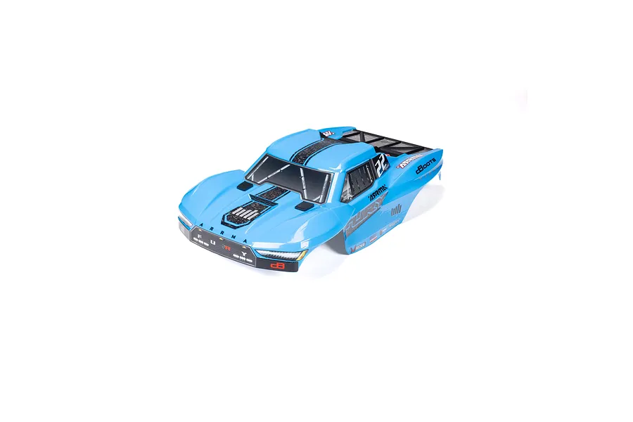 ARRMA 1/10 Fury 2WD Painted Clipless Body Shell - Blue image 106807