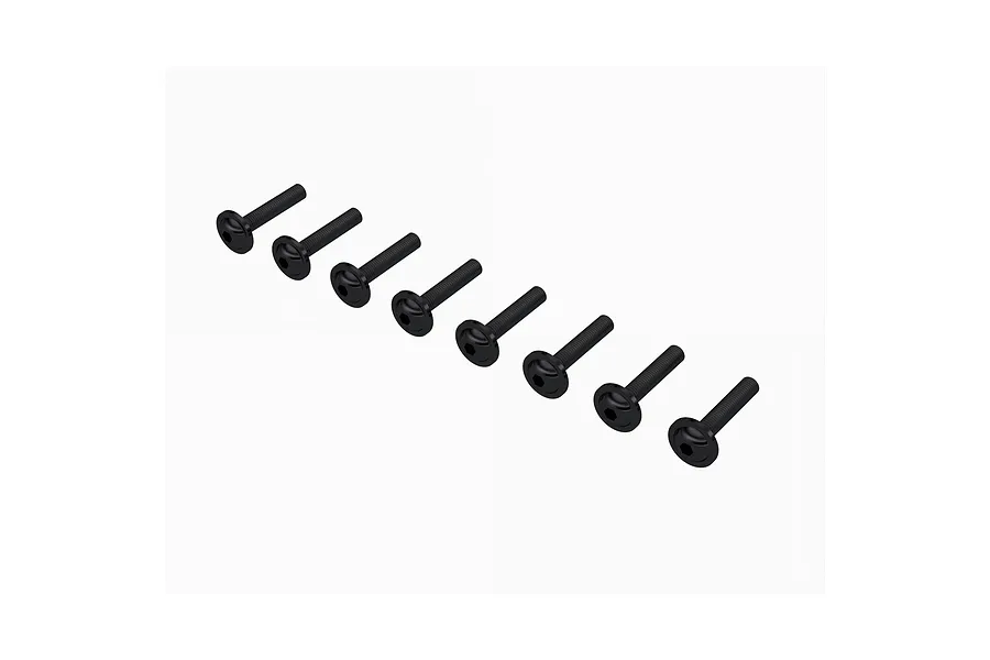 ARRMA 3x16mm Fine Thread Flanged Button Head Screws 8Pcs image 106871