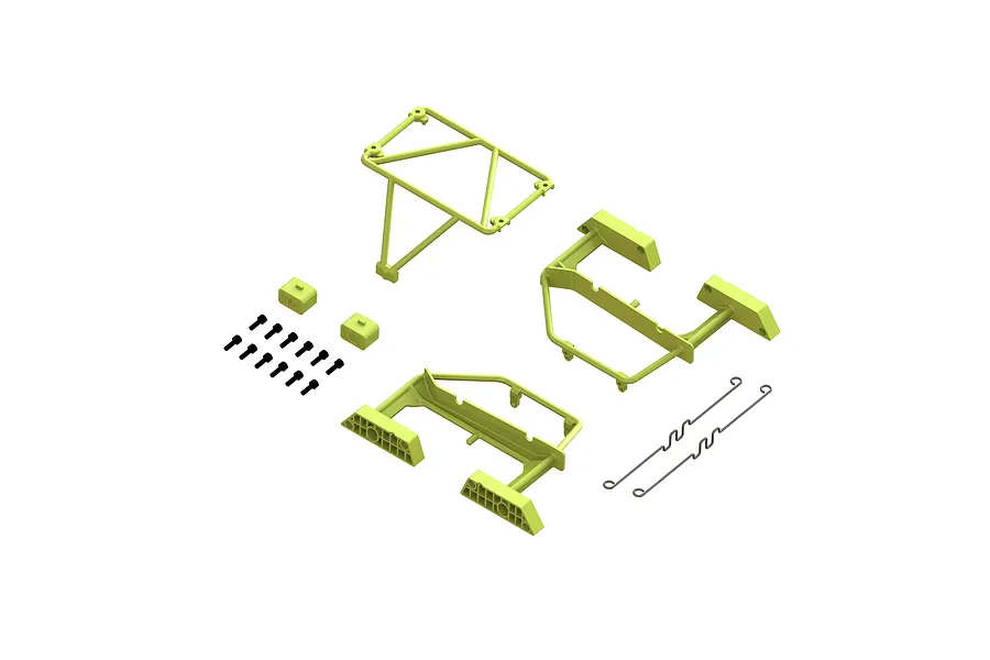 ARRMA Desert Truck Roll Cage Set - Yellow image 106893