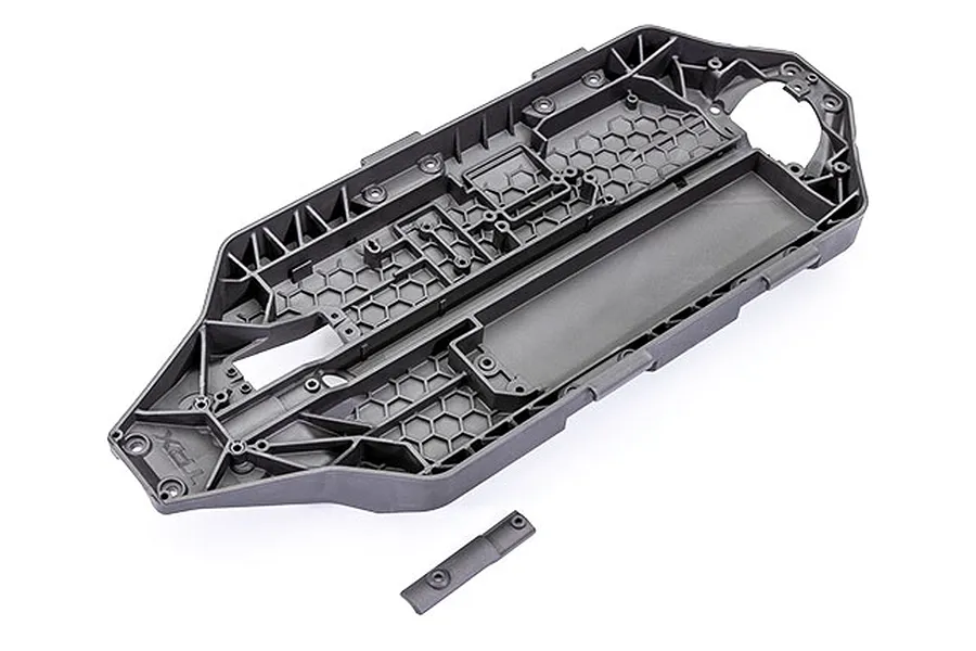 Traxxas Chassis with Driveshaft Cover image 107060