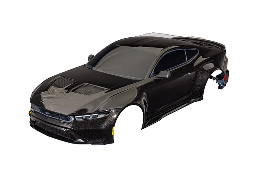 Traxxas 1/10 Ford Mustang Painted Body Shell with Accessories - Black image 107084
