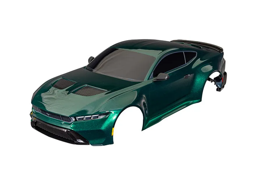 Traxxas 1/10 Ford Mustang Painted Body Shell with Accessories - Green image 107087