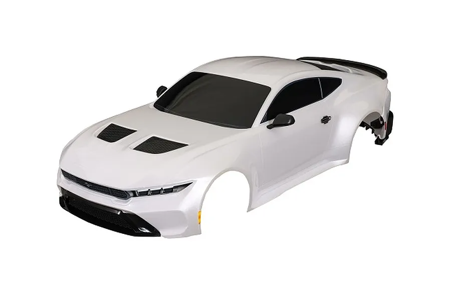 Traxxas 1/10 Ford Mustang Painted Body Shell with Accessories - White image 107089