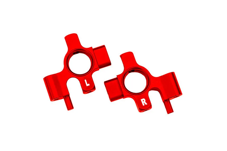 Traxxas Aluminium Steering Hubs 2Pcs - Red image 107103