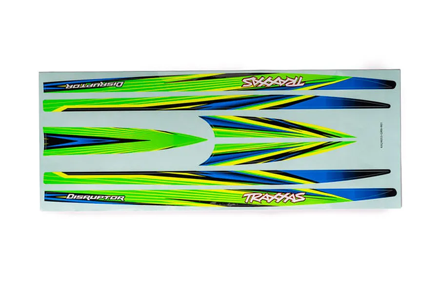 Traxxas Disruptor Hull Decal Set - Green image 107128