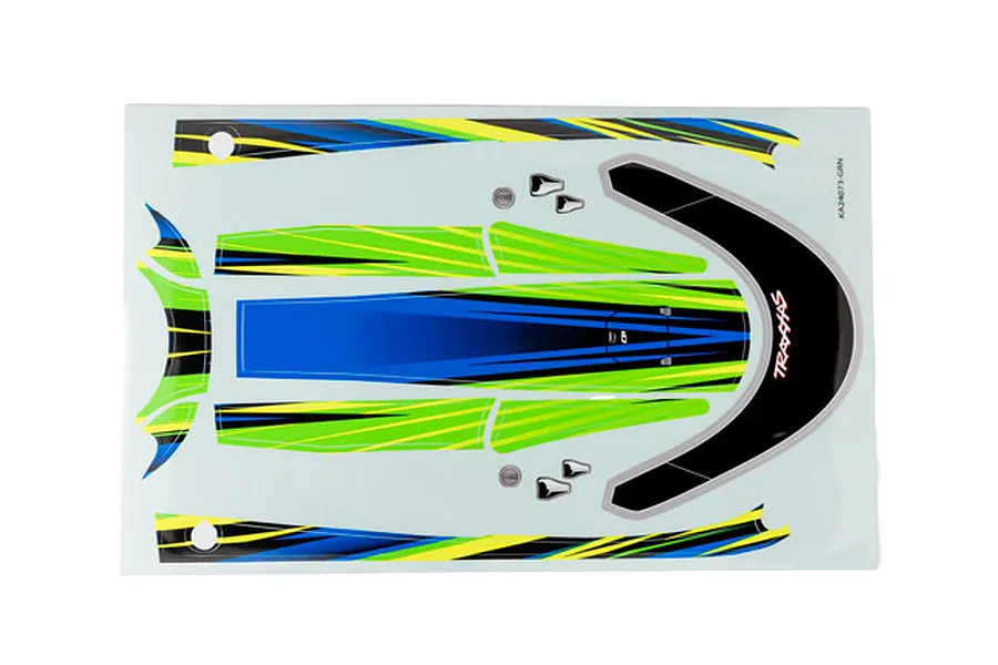 Traxxas Disruptor Hatch Decal Set - Green image 107132