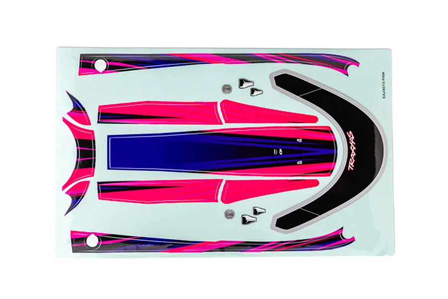 Traxxas Disruptor Hatch Decal Set - Pink image 107134