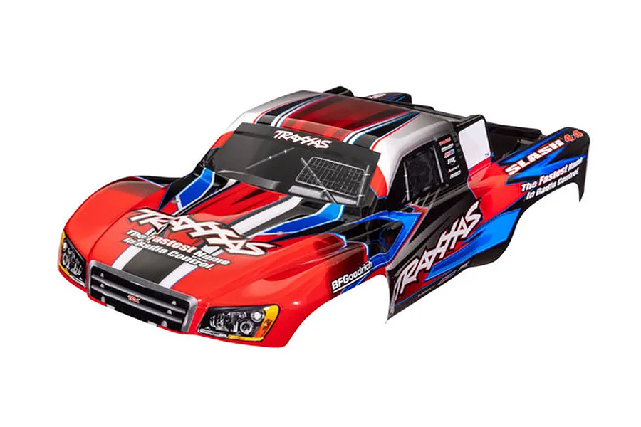 Traxxas 1/10 Slash Painted Body Shell - Red/Blue image 107227