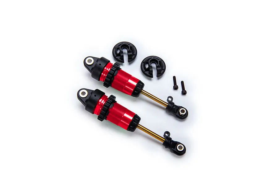 Traxxas Aluminium GTR Long Shocks without Springs 2Pcs - Red image 107241