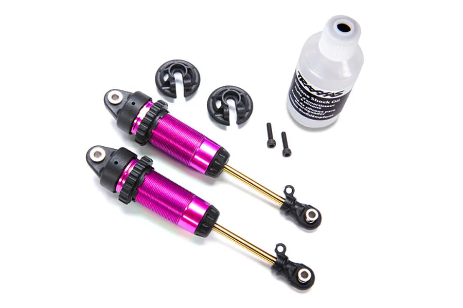 Traxxas Aluminium GTR XX-Long Shocks without Springs 2Pcs - Pink image 107244