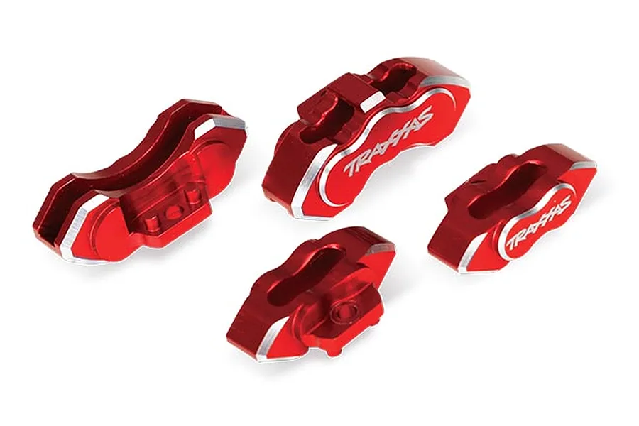 Traxxas Aluminium Front and Rear Brake Caliper Set 4Pcs - Red image 107268