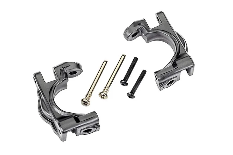 Traxxas Heavy Duty Caster Blocks (C-Hubs) 2Pcs - Grey image 107283