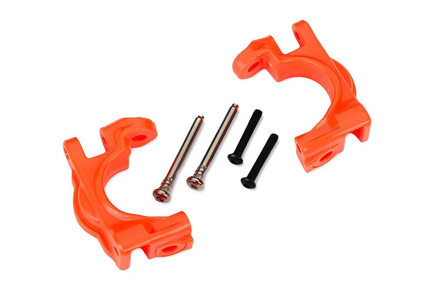 Traxxas Heavy Duty Caster Blocks (C-Hubs) 2Pcs - Orange image 107287