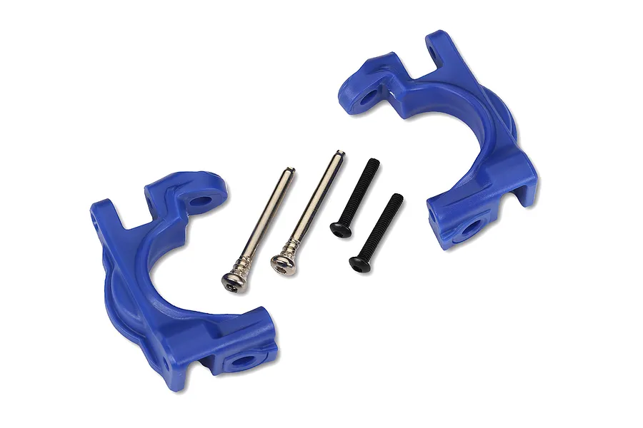 Traxxas Heavy Duty Hub Carriers (C-Hubs) 2Pcs - Blue image 107288