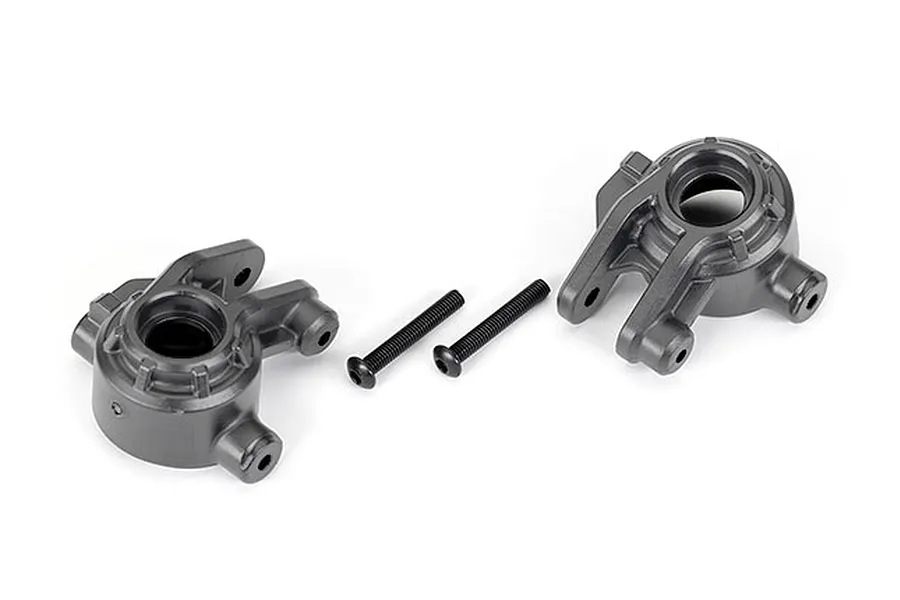 Traxxas Extreme Heavy Duty Steering Hubs 2Pcs - Grey image 107299
