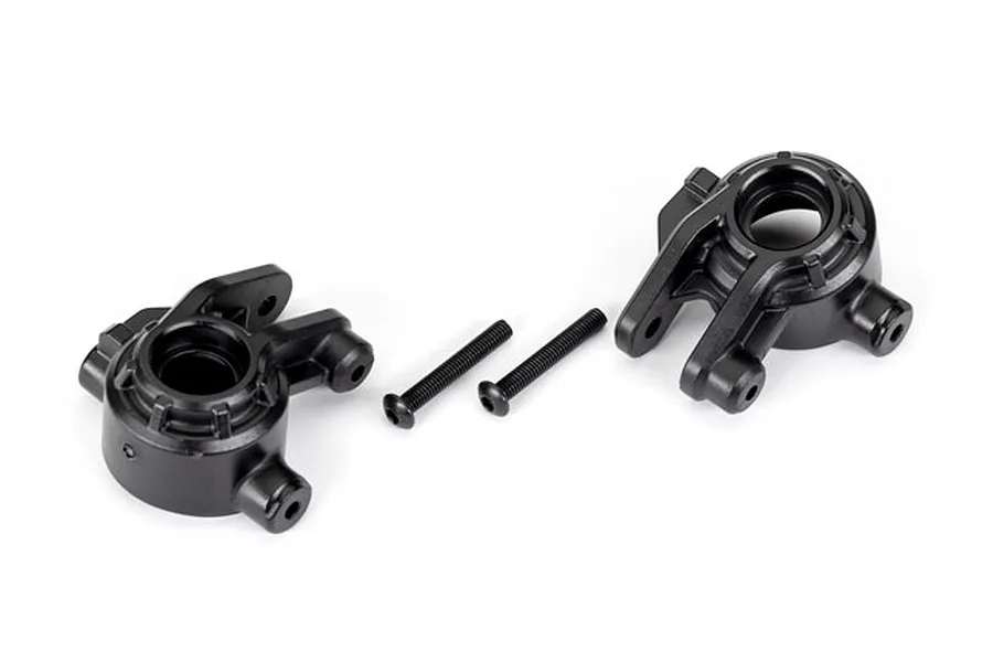 Traxxas Extreme Heavy Duty Steering Hubs 2Pcs - Black image 107300