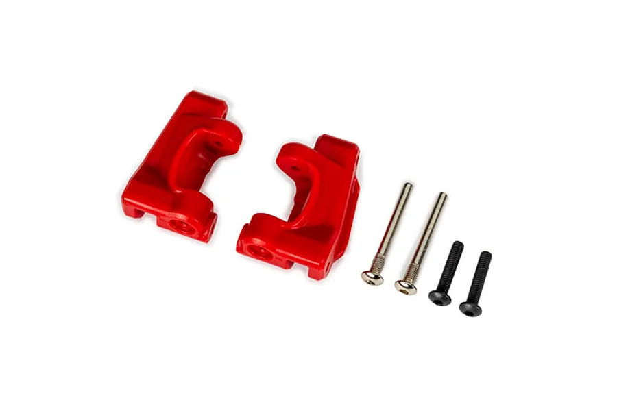 Traxxas Extreme Heavy Duty Hub Carriers (C-Hubs) 2Pcs - Red image 107346
