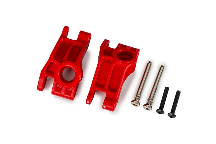 Traxxas Extreme Heavy Duty Rear Stub Axle Carriers - Red image 107355
