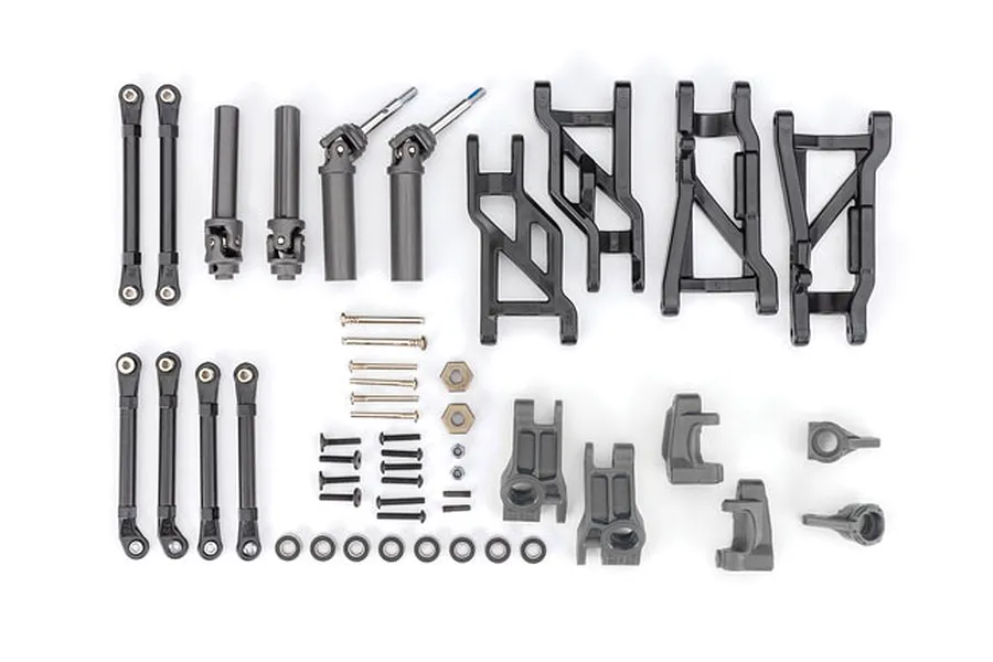 Traxxas Extreme Heavy Duty Outer Driveline and Suspension Upgrade Kit - Grey image 107358