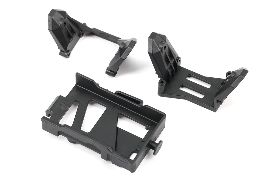 Traxxas Front and Rear Shock Mounts with Battery Tray image 107370