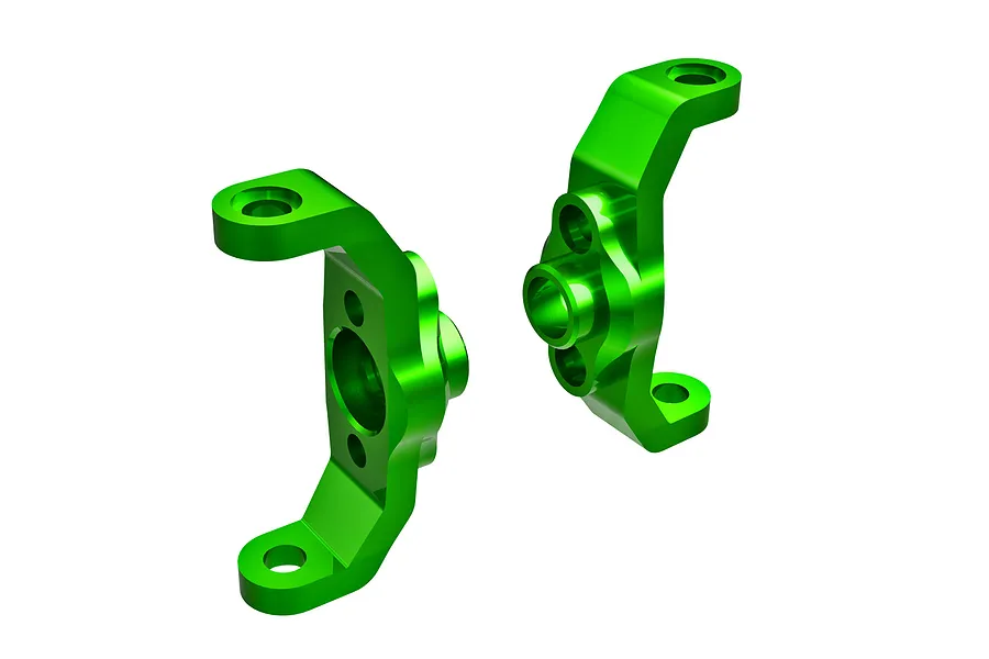 Traxxas Aluminium Hub Carriers (C-Hubs) 2Pcs - Green image 107379