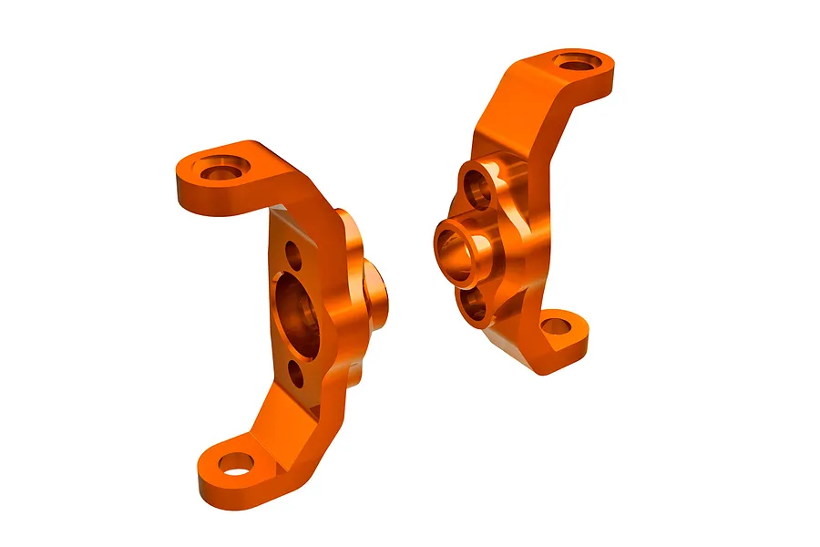 Traxxas Aluminium Hub Carriers (C-Hubs) 2Pcs - Orange image 107380