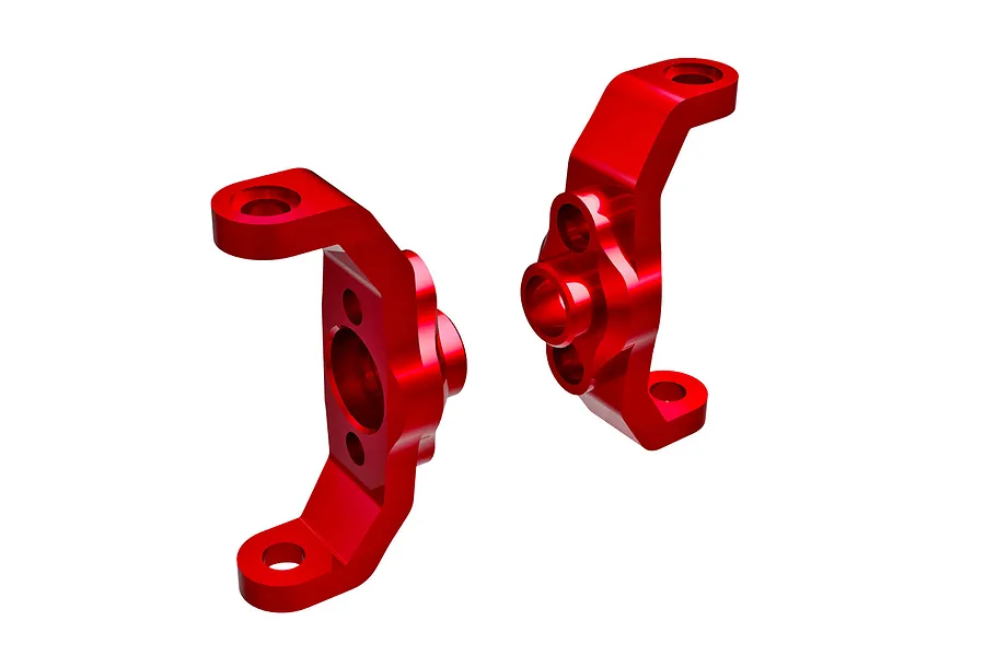 Traxxas Aluminium Hub Carriers (C-Hubs) 2Pcs - Red image 107381